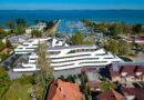 Balatonszemes: jacht formájú luxusház épül a kikötőnél Balatonszemes: jacht formájú luxusház épül a kikötőnél