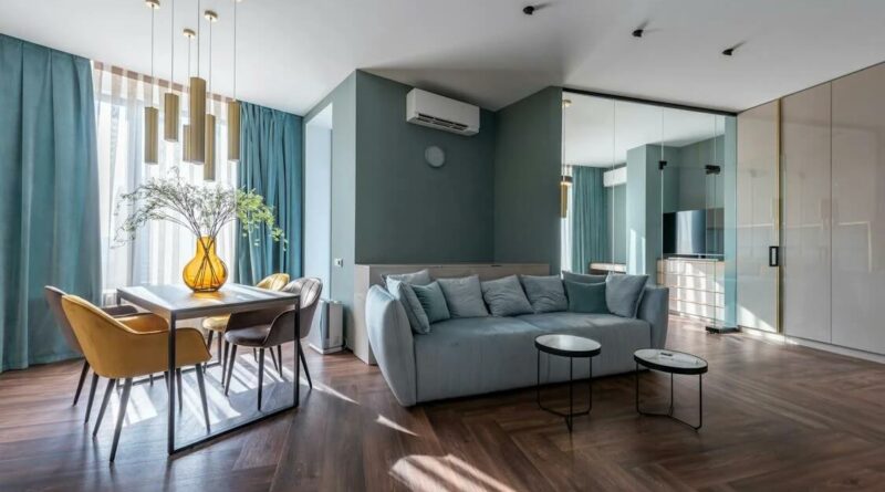 Modern lakóparkok városban, vízparton és zöld környezetben Modern lakóparkok városban, vízparton és zöld környezetben